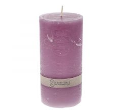 Zaros Κερί Παραφίνης Λιλά 7x14 Εκ. CA497