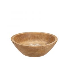 Zaros Μπωλ "Φοίνικας" Ξύλινο Mango Φ19,5 Εκ. HE704