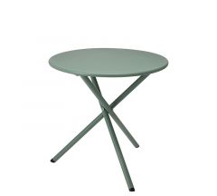 Zaros Βοηθητικό Τραπέζι Μεταλλικό Χρώμα Μέντας Φ48x48 Εκ. EP521