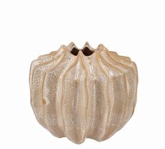 Zaros Βάζο "SAND" Κεραμικό Μπεζ Φ23x20 Εκ. DK159