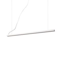 Ideal Lux Φωτιστικό Οροφής Ράγα Led Αλουμινίου Λευκό 110 Εκ. V-Line Sp 275369