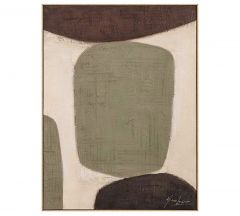 Zaros Πίνακας Σε Κορνίζα "Αφηρημένη Τέχνη" Πολύχρωμος 90x120 Εκ. PI386