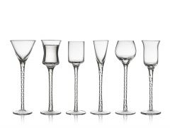 Lyngby Glas Ποτήρια Ποτού Γυάλινα Σετ 6 Τμχ 18 Εκ. 25 - 50 ml - Rom Clear