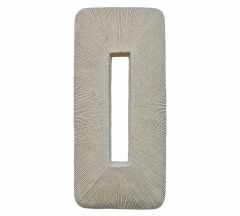 Zaros Επιτοίχια Πλάκα Τέχνης Ανάγλυφη Μπεζ 33,5x74 Εκ. PI403