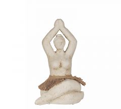 Zaros Γυναικεία Φιγούρα Τσιμεντένια Με Φούστα Χούλα 21,5 Εκ. CT474