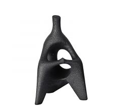 Zaros Αφηρημένο Γλυπτό Με Φιγούρα Ανθρώπου Polyresin Λευκό 29 Εκ. CT486