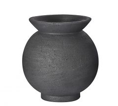 Zaros Βάζο Τερακότα Μαύρο 31 Εκ. CT492