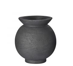 Zaros Βάζο Τερακότα Μαύρο 24,5 Εκ. CT493