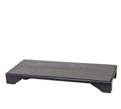 Zaros Παραλ/μη βάση από ανακυκλ.ξύλο μαύρη 50x20cm IN282-B