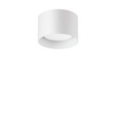 Ideal Lux Σποτ Οροφής Αλουμινίου Λευκό Ø10 Spike Pl1 277417