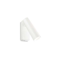 Ideal Lux Απλίκα Led Αλουμινίου Λευκή Pipe Ap 280998