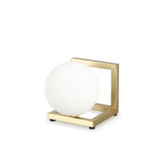 Ideal Lux Επιτραπέζιο Φωτιστικό Μεταλλικό Χρυσό 12 Εκ. Angolo Tl1