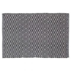 Sealskin TRELLIS Πατάκι Μπάνιου Βαμβακερό 60x90 I Black