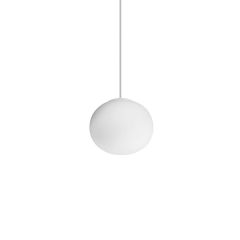Ideal Lux Φωτιστικό Οροφής Γυάλινο Λευκό Ø13 Cotton Sp1