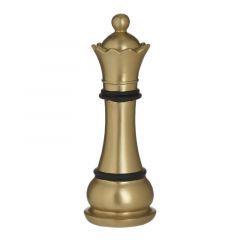 Inart Διακοσμητικό Πιόνι Σκακιού Polyresin Χρυσό 9x26 Κωδικός: 3-70-039-0072