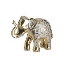 Inart Διακοσμητικός Ελέφαντας Polyresin Χρυσός 20x9x17 Κωδικός: 3-70-211-0136