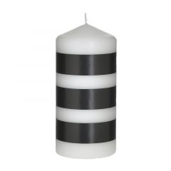 Inart Κερί Παραφίνης Ασπρόμαυρο 7x15 Κωδικός: 3-80-061-0053