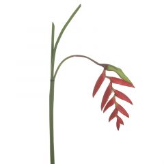 Inart Τεχνητό Κλαδί/Λουλούδι Κόκκινο 125 Εκ. Κωδικός: 3-85-246-0286