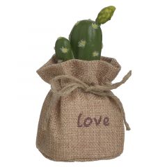 Inart Τεχνητό Φυτό Κάκος Σε Πουγκί 7x7x13 Κωδικός: 3-85-311-0003