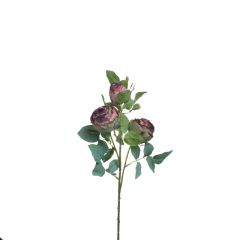 Inart Τεχνητό Λουλούδι Μωβ/Ροζ 65 Εκ. Κωδικός: 3-85-397-0007