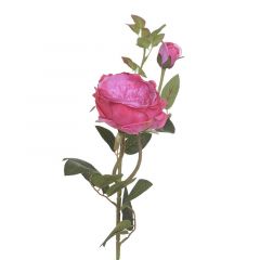 Inart Τεχνητό Κλαδί/Λουλούδι Υφασμάτινο Φούξια 68 Εκ. Κωδικός: 3-85-505-0130