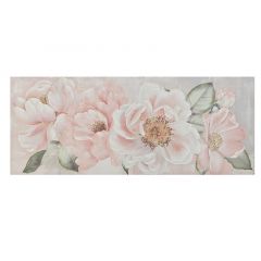 Inart Πίνακας "Λουλούδια" Ροζ/Λευκός 135x3x55 Κωδικός: 3-90-242-0308