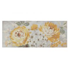 Inart Πίνακας "Λουλούδια" Κίτρινος 135x3x55 Κωδικός: 3-90-242-0320