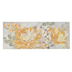 Inart Πίνακας "Λουλούδια" Κίτρινος 135x3x55 Κωδικός: 3-90-242-0321