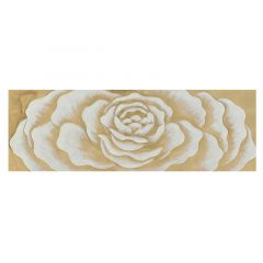 Inart Πίνακας "Λουλούδι" Χρυσός/Λευκός 150x3x50 Κωδικός: 3-90-519-0280