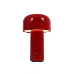 Inlight Επιτραπέζιο Επαναφορτιζόμενο Φωτιστικό Led Μεταλλικό Κόκκινο 3000K 3036-Dimmable
