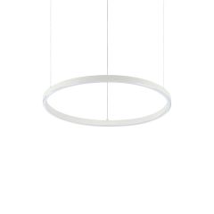 Ideal Lux Φωτιστικό Οροφής Led Αλουμινίου Λευκό Ø50 3000K Oracle Slim Round 304373 - Dimmable