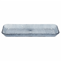 Bitz Πιατέλα Σερβιρίσματος Γυάλινη 38 Εκ. - Kusintha Blue