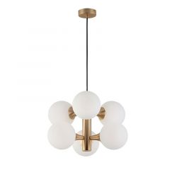 Viokef Φωτιστικό Οροφής Μεταλλικό/Γυάλινο Globe 3094400