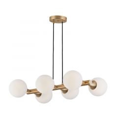 Viokef Φωτιστικό Οροφής Ράγα Μεταλλικό/Γυάλινο Globe 3094500