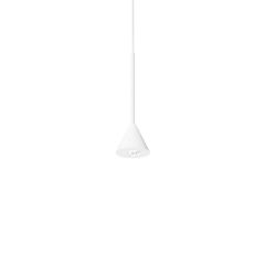 Ideal Lux Φωτιστικό Οροφής Led Αλουμινίου Λευκό Ø2,5x600 Εκ. 4W 250 Lumen 3000K Archimede Sp Cono