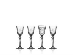 Lyngby Glas Ποτήρια Λικέρ Κρυστάλλινα Σετ 4 Τμχ 14 Εκ. 50 ml - Melodia Clear