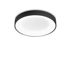 Ideal Lux Πλαφονιέρα Led Μεταλλική Μαύρη Ø40 Εκ. 22W 2000 Lumen 3000K Planet Pl