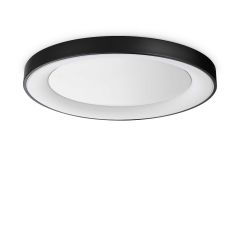 Ideal Lux Πλαφονιέρα Led Μεταλλική Μαύρη Ø60 Εκ. 33W 3000 Lumen 3000K Planet Pl