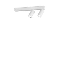 Ideal Lux Δίφωτο Σποτ Οροφής/Τοίχου Μεταλλικό Λευκό 45x5,5x14,5 Εκ. Profilo Pl2