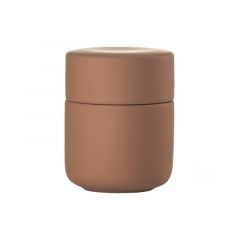 Zone Denmark Δοχείο Αποθήκευσης Για Μπατονέτες Stoneware Ø8,3x10,3 - Ume Terracotta