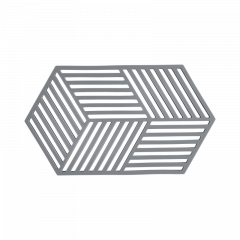 Zone Denmark Σουπλά Για Ζεστά Σκεύη Σιλικόνης 24x14 - Hexagon Cool Grey