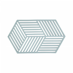 Zone Denmark Σουπλά Για Ζεστά Σκεύη Σιλικόνης 24x14 - Hexagon Fog Blue