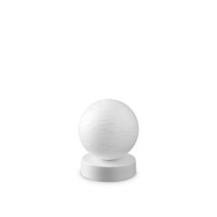 Ideal Lux Επιτραπέζιο Φωτιστικό Μεταλλικό/Πολυκαρβονικό Λευκό Ø10 Carta Tl1