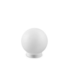 Ideal Lux Επιτραπέζιο Φωτιστικό Μεταλλικό/Πολυκαρβονικό Λευκό Ø20 Carta Tl1