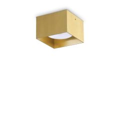 Ideal Lux Σποτ Οροφής Αλουμινίου Οξυντέ 10x6,5 Εκ. Spike Pl1 Square
