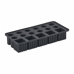 Zone Denmark Παγοθήκη Σιλικόνης 22x11,2x3,9 - Singles Black