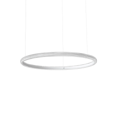 Ideal Lux Φωτιστικό Οροφής Led Μεταλλικό Λευκό Ø80 Miracle Sp 325835