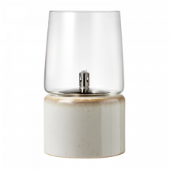 Bitz Λάμπα Λαδιού Stoneware Ø15x26 I Gastro Cream