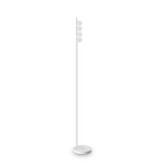 Ideal Lux Τετράφωτο Φωτιστικό Δαπέδου Led Λευκό 155 Εκ. 11W 1000 Lumen 3000K Ping Pong Pt4