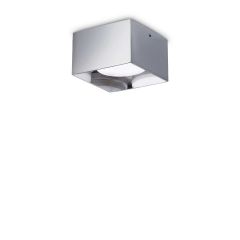 Ideal Lux Σποτ Οροφής Αλουμινίου Χρώμιο 10x6,5 Εκ. Spike Pl1 Square